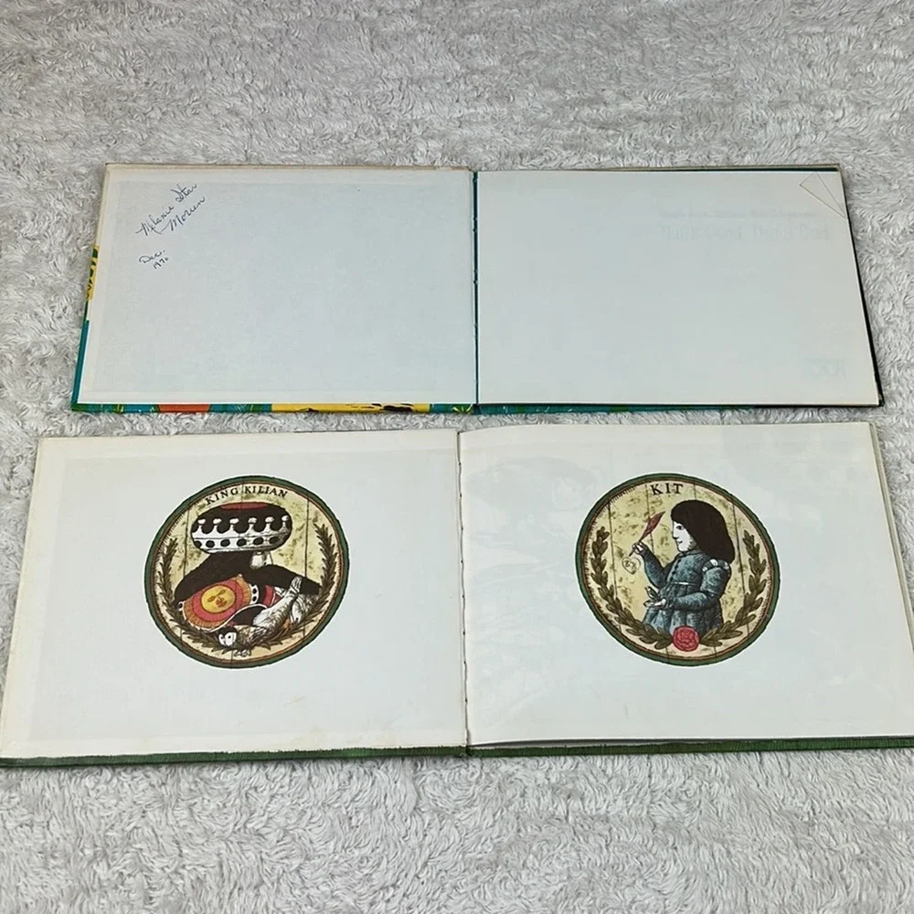 Vintage 60s 70s 90s hardcover children's 6 book bundle - Anatole, Marie Louise
